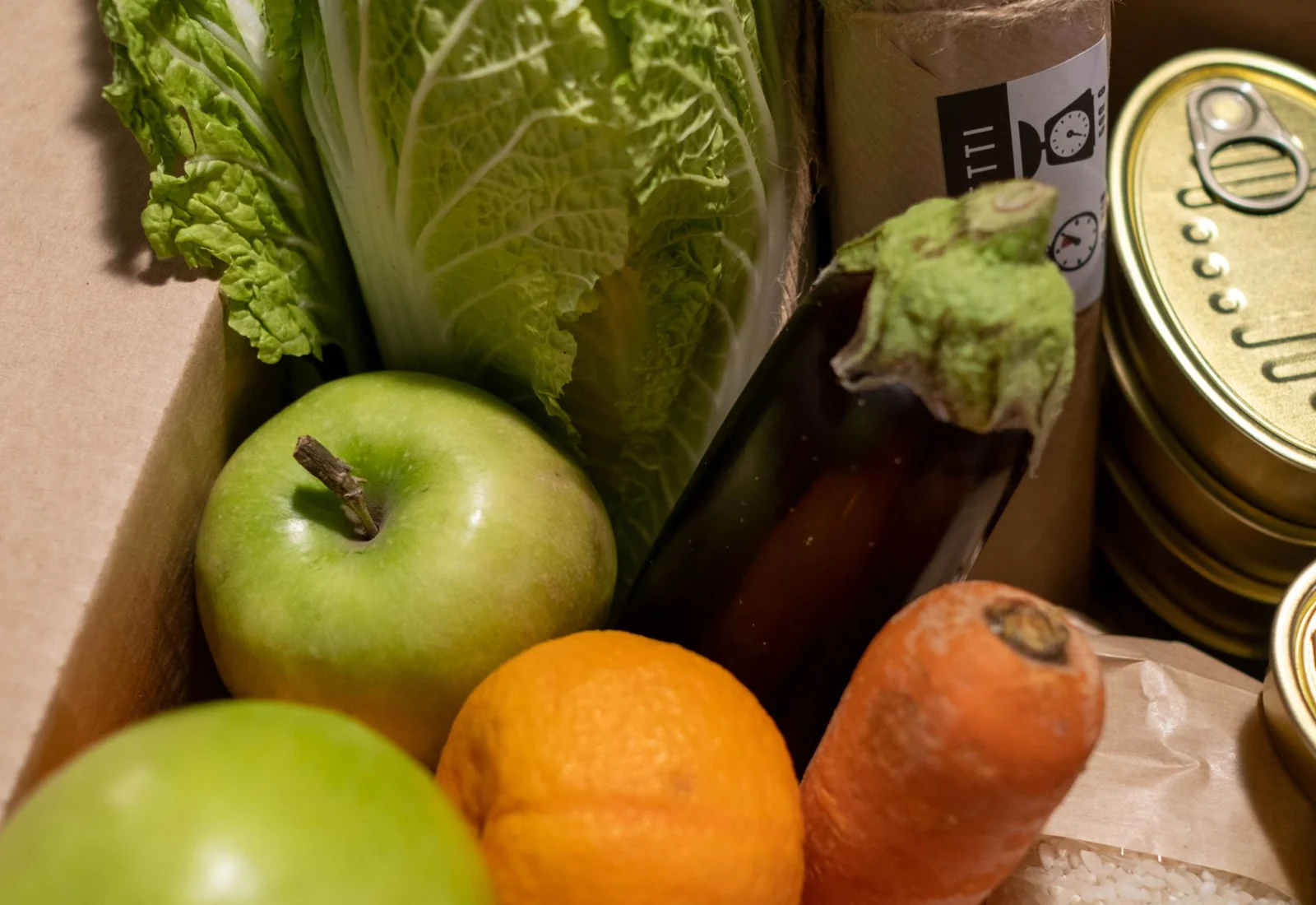 Fresh produce prepared with corrugated and paper packaging for distribution