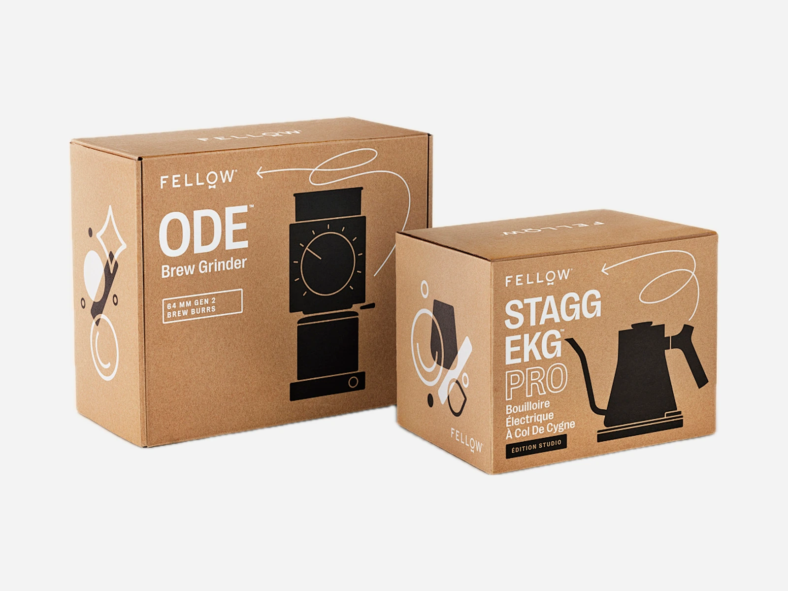 Printed kraft retail cartons for small appliances